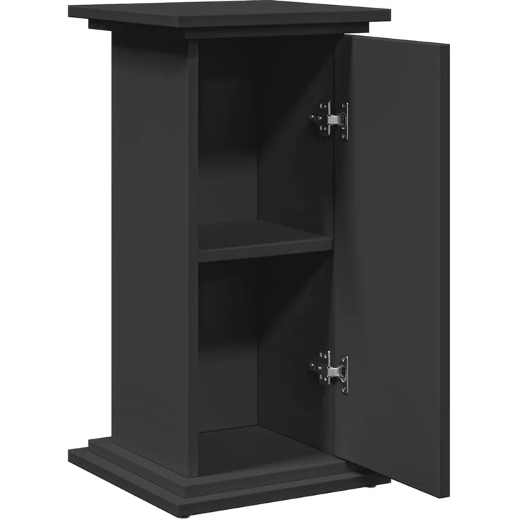 vidaXL Postament mit Stauraum, Holzwerkstoff, Schwarz, 31 x 30 x 60 cm – Bild 5