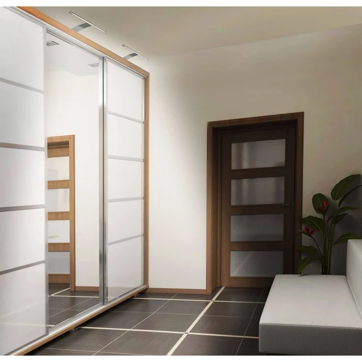 SEBSON Spiegelleuchte LED Schrankleuchte mit Schalter & Stecker 3x 3,5W 3x230lm 3000K 12V, LED integriert, Schalter am Netzkabel, schlanke Form, einfache Montage, 335x170x12mm – Bild 3