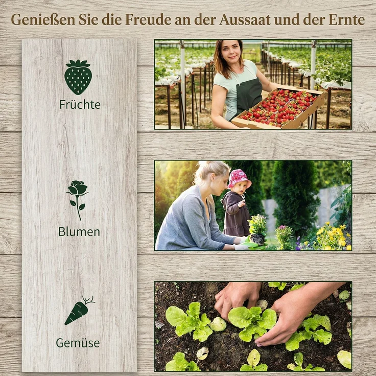 Outsunny Gewächshaus, Kunststoff, Stahl, Transparent, 200L x 100B x 80H cm – Bild 6