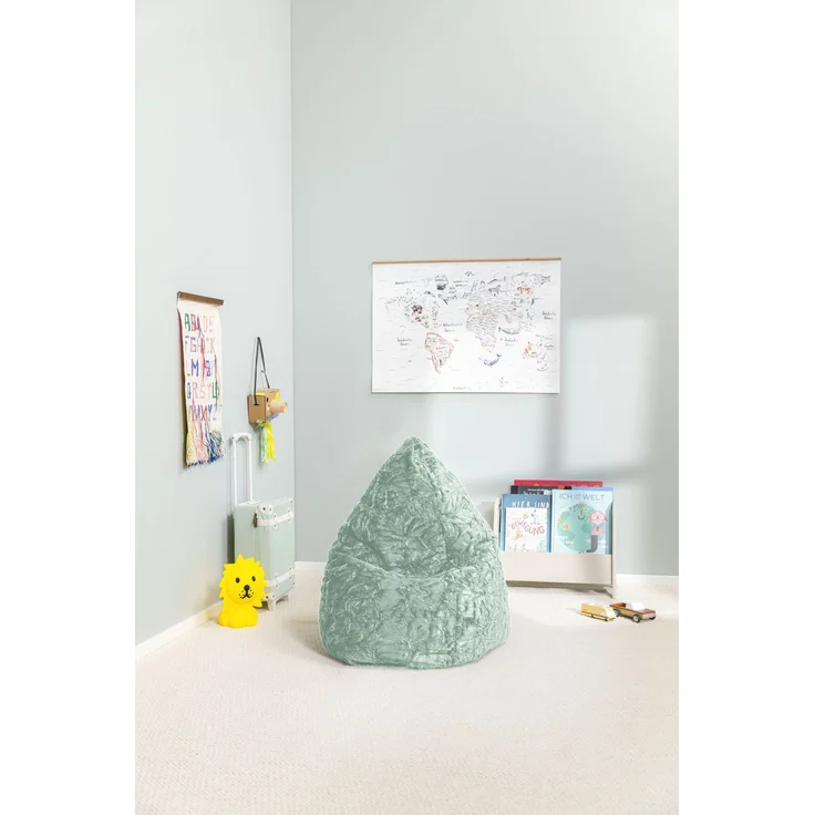 Sitting Point Sitzsack Fluffy L ca. 120 Liter Salbei – Bild 5