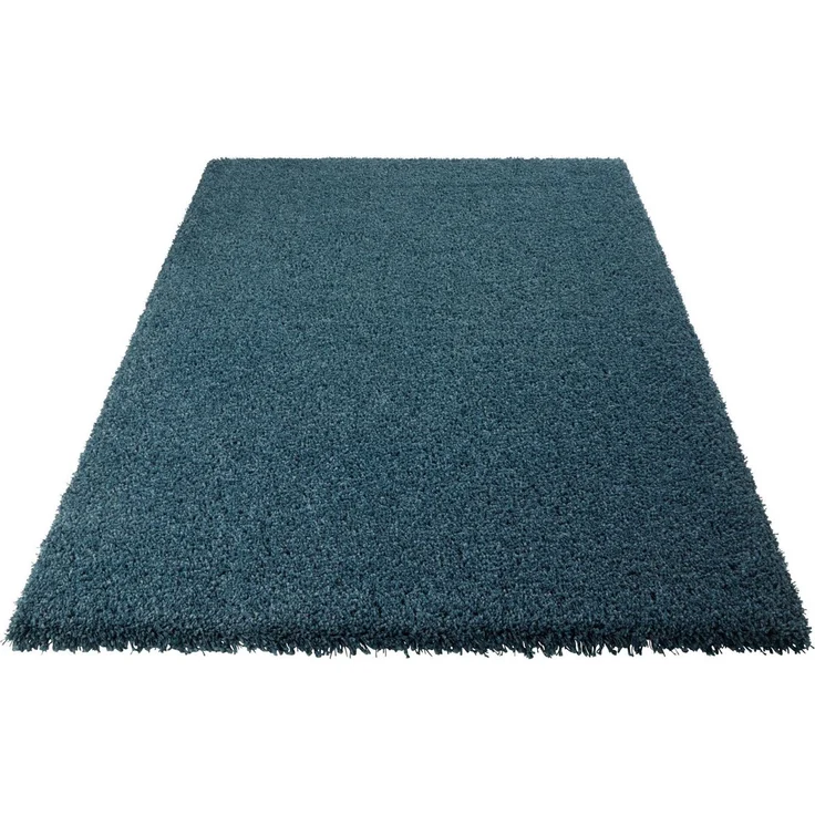 TaraCarpet Langflor-Teppich Ragolle Twilight, rechteckig, Höhe: 60 mm, Shaggy Hochflorteppich petrol Wohnzimmer Schlafzimmer 080x150 – Bild 2