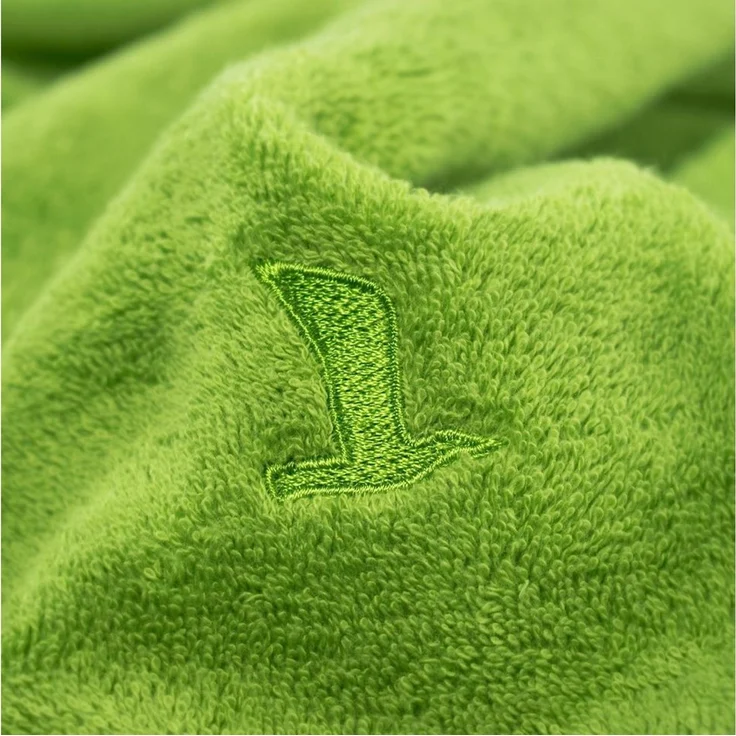 Möve Handtuch Superwuschel, Walkfrottee (1-St), Handtuch mit Bordüre, 100% Premium Cotton Baumwolle, einfarbig, weich – Bild 3