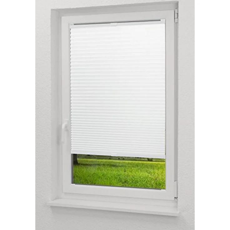 LYSEL® Plissee Crush Tageslicht, blickdicht, HxB 130x35cm – Bild 5