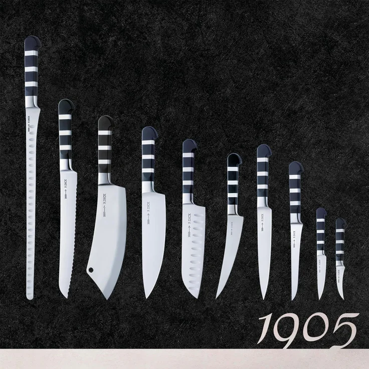 F. DICK Lachsmesser 1905 Küchenmesser Klinge 32 cm Messer X50CrMoV15 Stahl – Bild 4