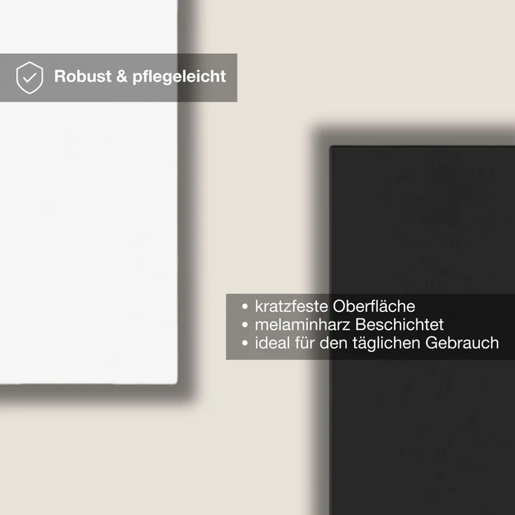 ASSMANN Sekretär Cubas Basic Schwarz 80x36x116cm Metall Holz – Bild 4