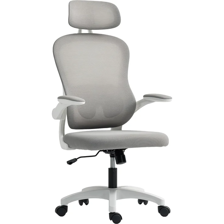 HOMCOM Bürostuhl (Computerstuhl, 1 St), hochklappbare Armlehnen – Bild 1