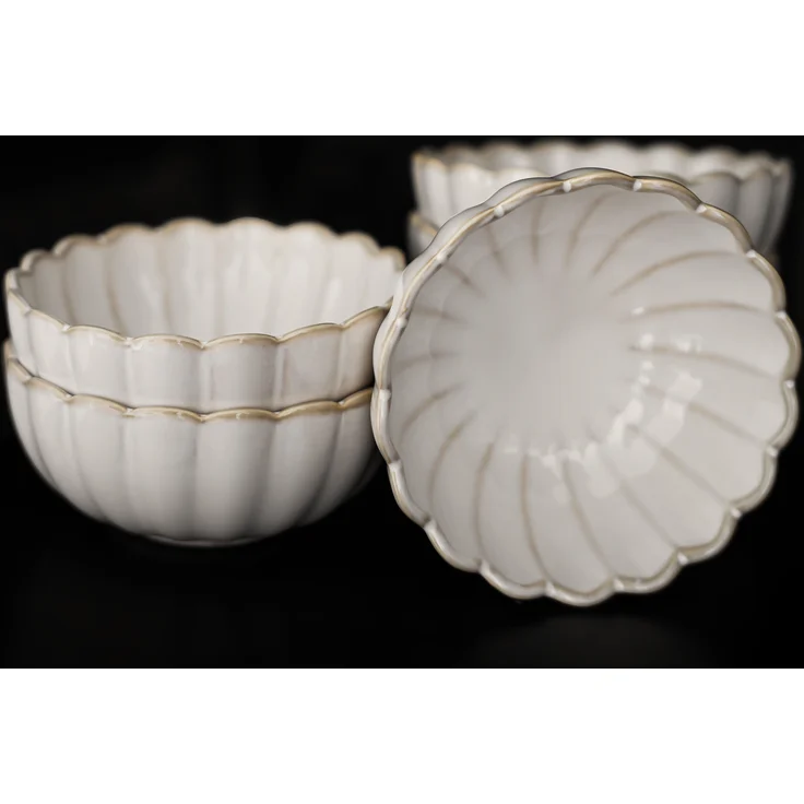 Bloomy 6er-Set Suppenschalen aus hochwertigem Porzellan - 13 x 5,5 cm – Bild 5