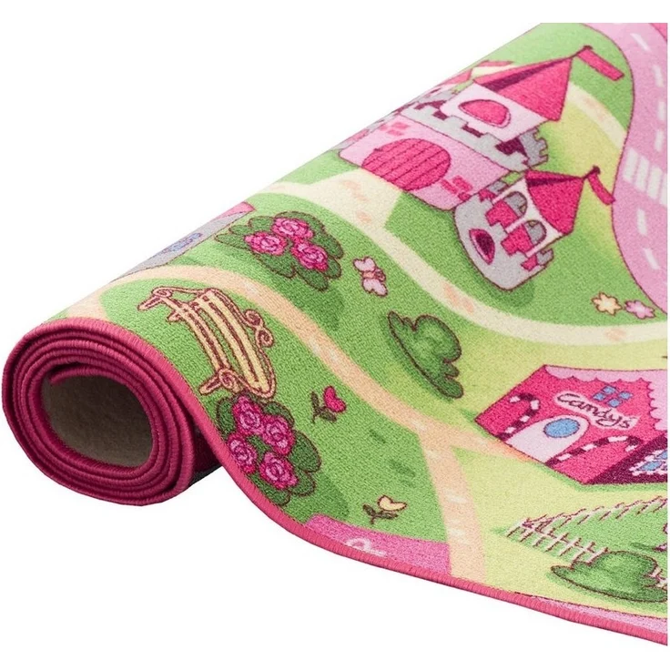 Snapstyle Kinderteppich Kinder Spiel Teppich Girls Village, Rechteckig, Höhe: 4 mm – Bild 3