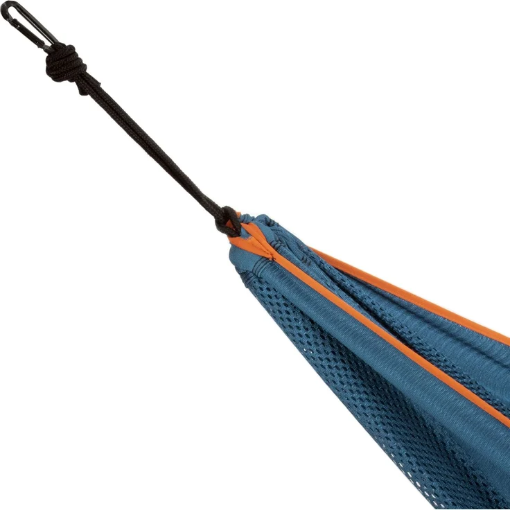 Vivere Doppel-Netzhängematte Blau/Orange Polyester multicolor VI-MESH2-40 – Bild 5