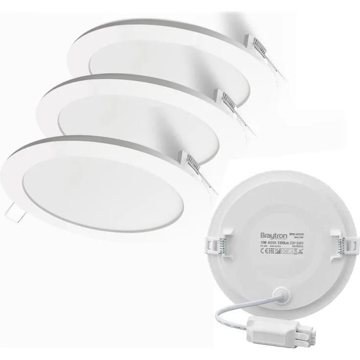 18W LED Panel Ultra Slim PLUS Einbauleuchte Rund Ø 22,5 cm | 18W | 1440 Lumen | Warmweiß (3000K)