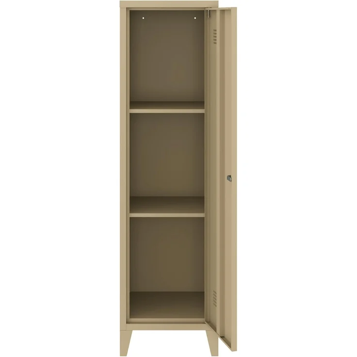 Einzelspind Kurikka 137x38x38 cm Kamelfarben [en. casa] – Bild 9