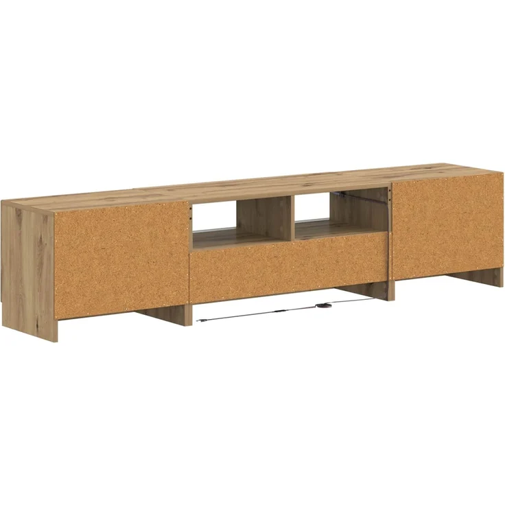 vidaXL LED-TV-Schrank UTRECHT 3 stk. Artisan-Eiche Holzwerkstoff 3417014 – Bild 6