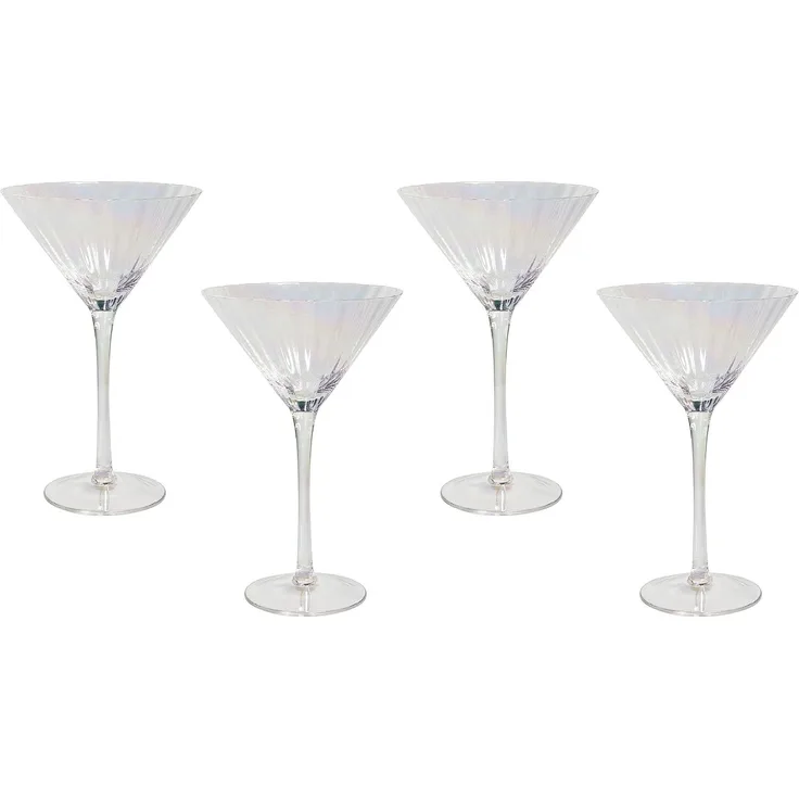 Martini Gläser im 4er Set MORGANITE 220 ml Transparent
