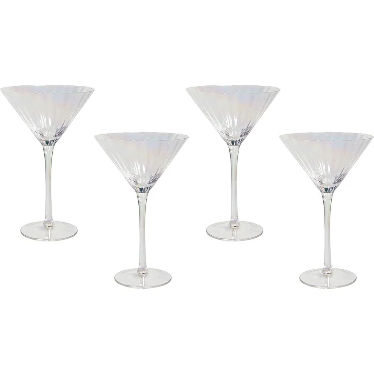 Martini Gläser im 4er Set MORGANITE 220 ml Transparent – Bild 1