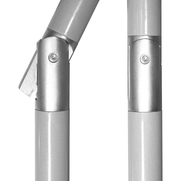 Doppler Sonnenschirm / Kurbelschirm "Active Auto Tilt 320", 320 cm Anthrazit – Bild 7