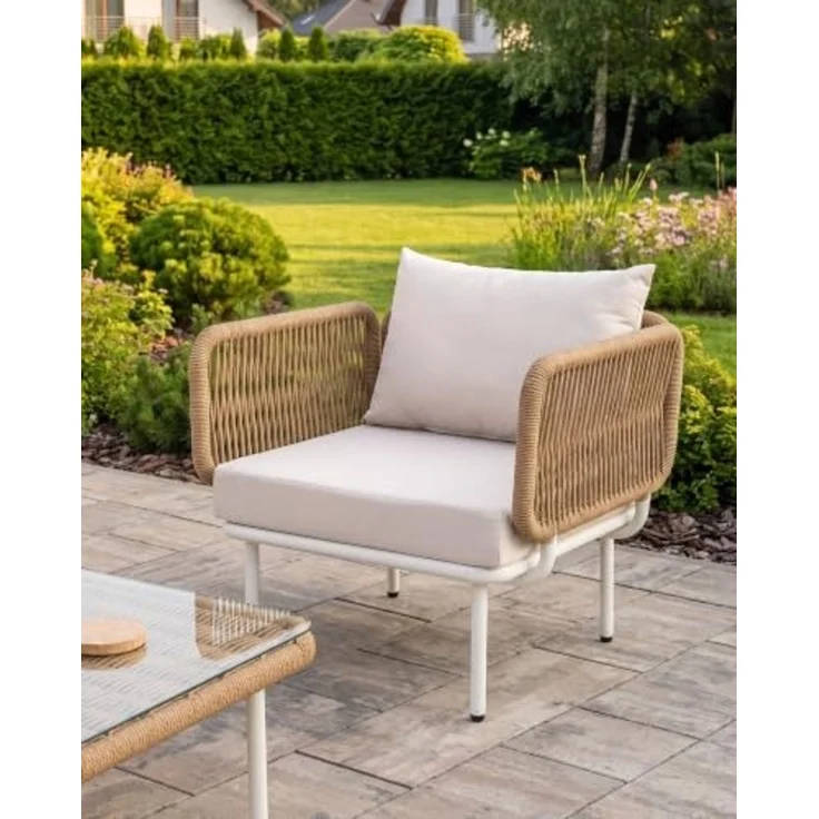 Gartensessel BAUCINA Hellbeige – Bild 2