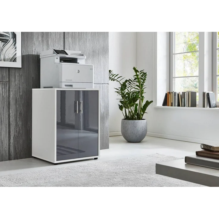 BMG Möbel Aktenschrank Druckerschrank Office Edition (geeignet für 3D Drucker und Office Drucker) Höhe 74 cm, optimale Ergänzung zu Schreibtischen – Bild 2