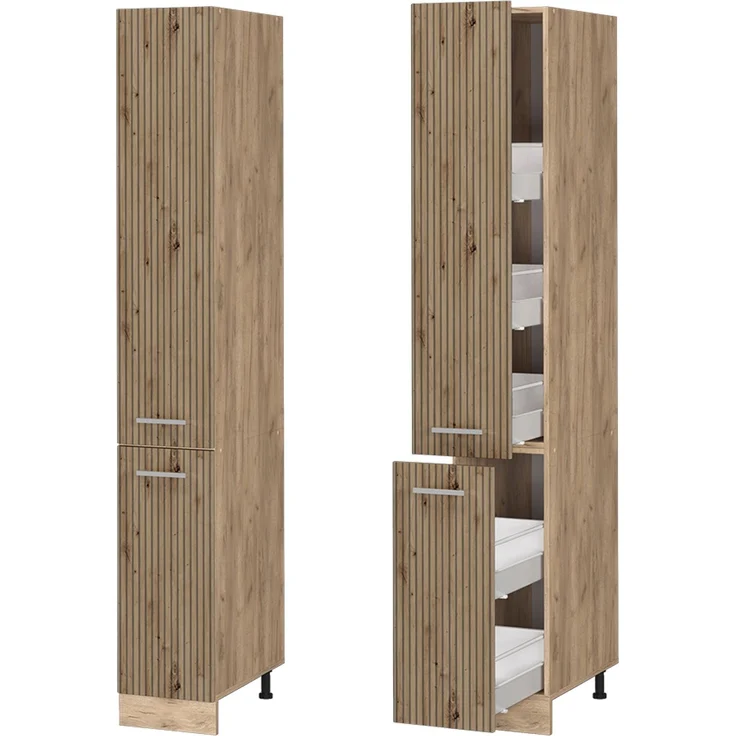 Apothekerschrank R-Line Artisan-Eiche 30 cm Vicco – Bild 5