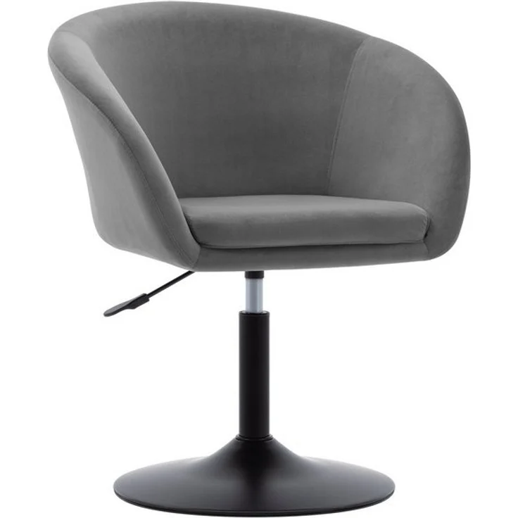 Duhome Loungesessel (WY440), Schminkstuhl Cocktailsessel Drehstuhl Höhenverstellbar mit Armlehne – Bild 4