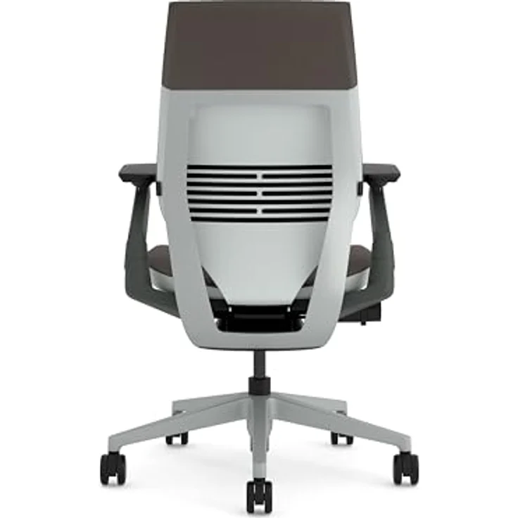 Steelcase Gesture Ergonomischer Bürostuhl mit 360° Armlehnen und 3D-Live Back Lumbalstütze Dunkelbraun – Bild 6