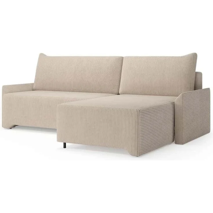 Ecksofa Loco Cord mit Schlaffunktion und Bettkasten | Jan-Art – Bild 2