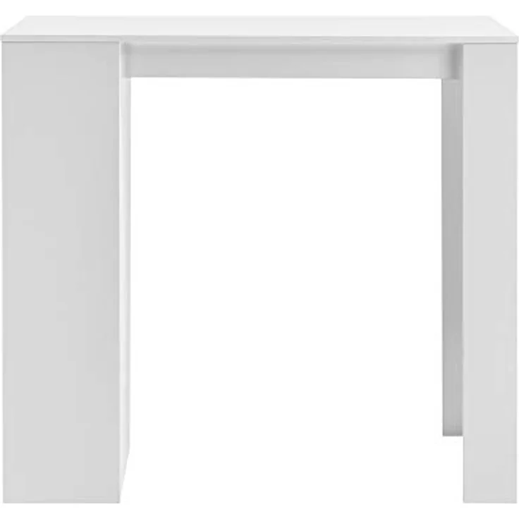 Bartisch Kouvola mit 3 Fächern 110x50x103 cm Weiß [en. casa] – Bild 5