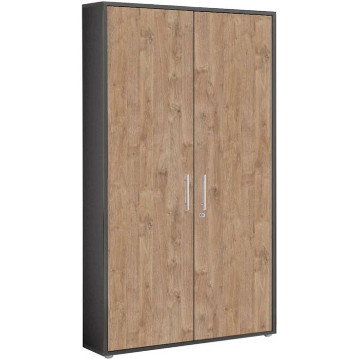 BMG Möbel Aktenschrank Büromöbel Office Edition 10 (Aktenschrank Regal Set, besteht aus 2x Aktenschrank und 1x Regal) mit viel Stauraum, abschließbar – Bild 3