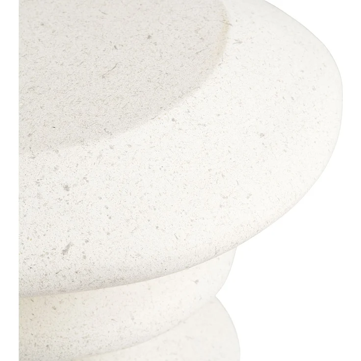 Beistelltisch >Blackburn< in Weiss / creme - 36x45,5x36x36 (BxHxTxD) – Bild 3