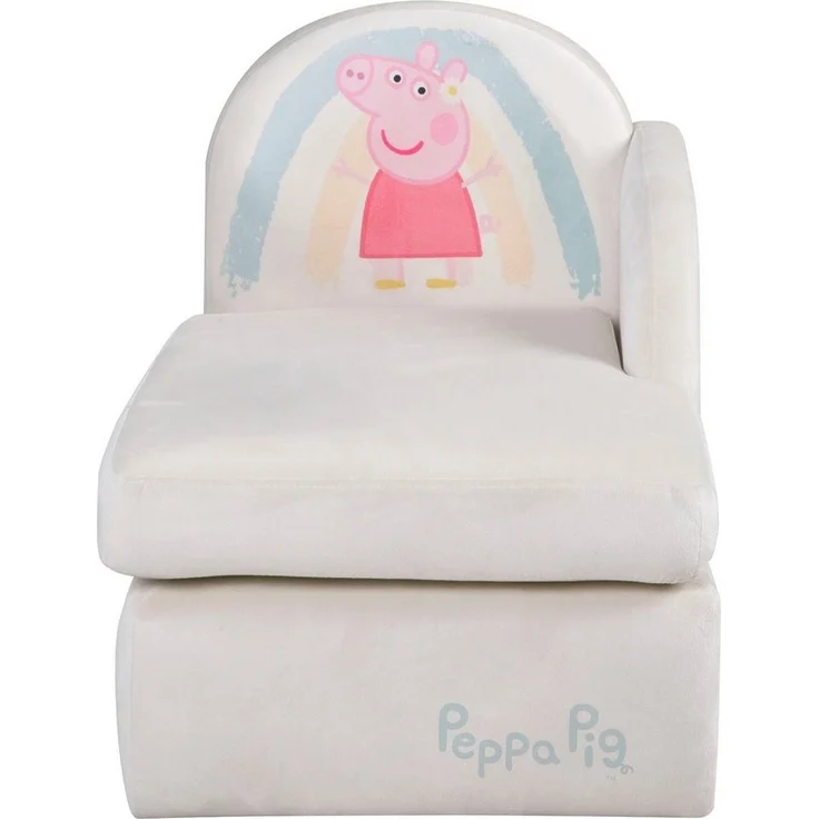 roba Kinderloungesofa 'Peppa Pig' - gepolstert - mit Armlehne -HxBxT: 54 x 75 x 47 cm - Beige – Bild 2