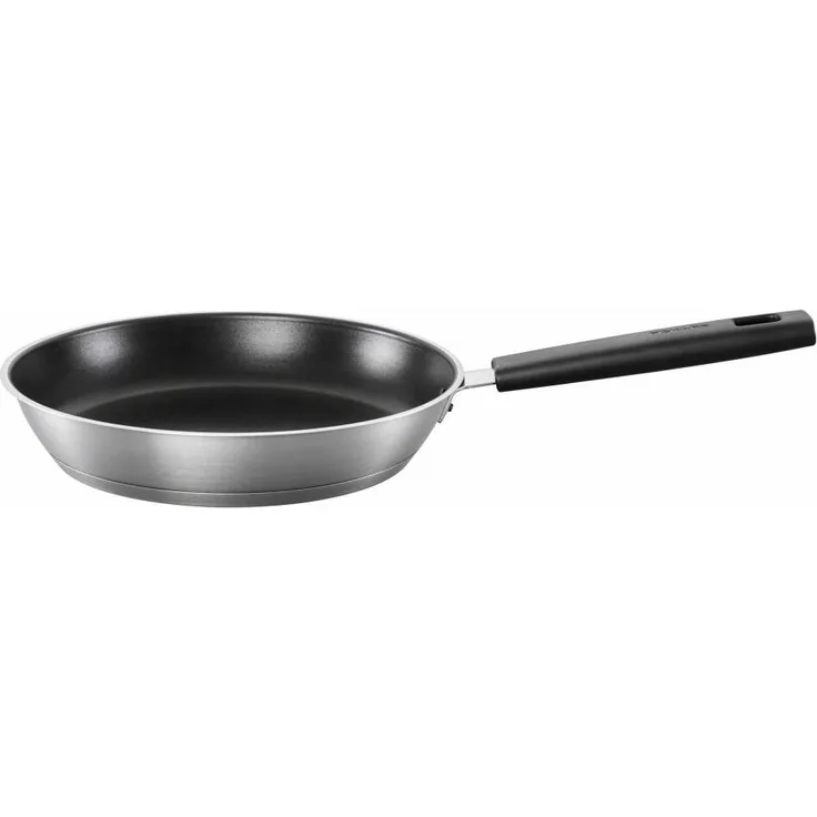 Fiskars Hard Face Steel Bratpfanne, Brat Pfanne, Antihaftbeschichtung, Edelstahl, Ø 26 cm, 1052246