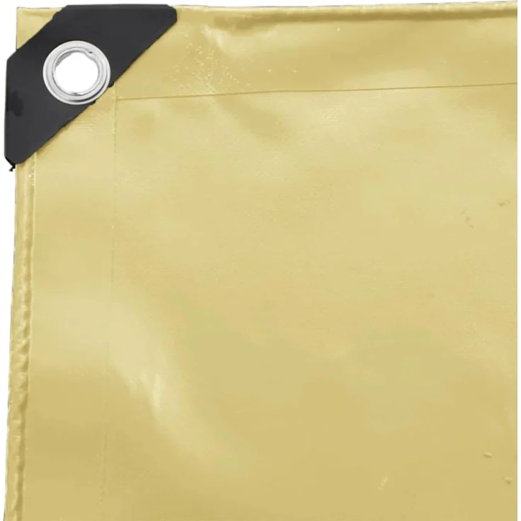 vidaXL Plane 650g / m² Beige 4 x 5 m Canvas mit PVC-Beschichtung 42017735 – Bild 7