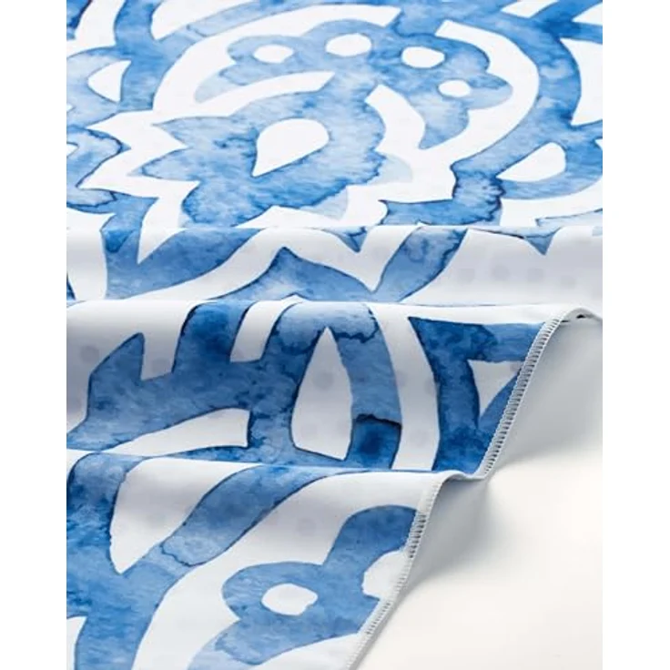 Fit-Flip Strandtuch XXL Mikrofaser, leicht & schnelltrocknend, 100% recyceltes Badetuch Boho, 200x90cm – Bild 2