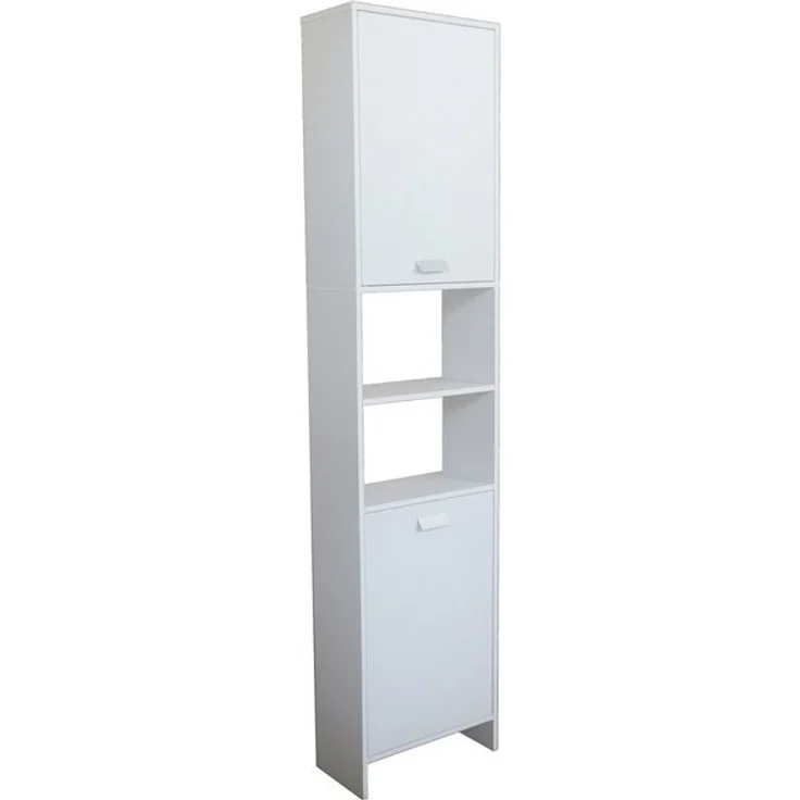 HTI-Living Badregal Badregal Weiß Thekla, Stück 1-tlg, Hochschrank Badschrank – Bild 3