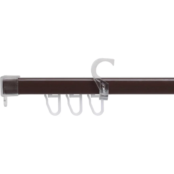 Liedeco U-Schiene U-STORELAU01GS, 1-läufig, Fixmaß, Metall – Bild 1
