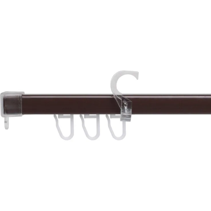 Liedeco U-Schiene U-STORELAU01GS, 1-läufig, Fixmaß, Metall