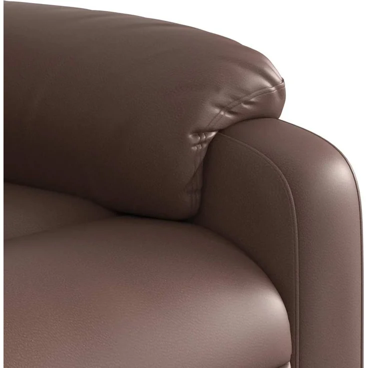 vidaXL Massagesessel mit Aufstehhilfe Braun Kunstleder 3205051 – Bild 11