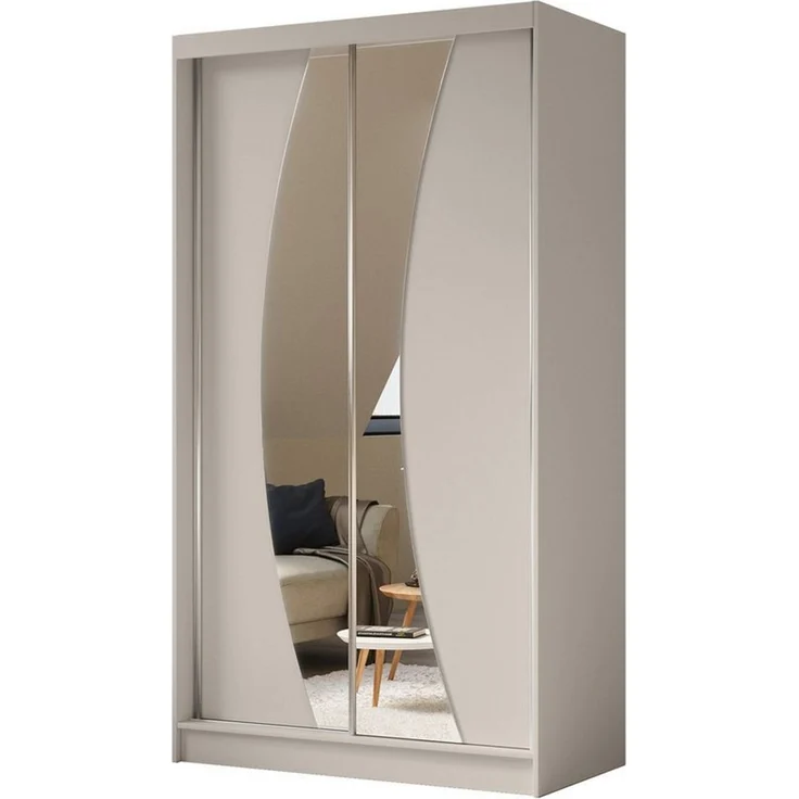 Beautysofa Schiebetürenschrank VOX II mit Schubladen, mit Spiegeln, Breite: 240 cm – Bild 5