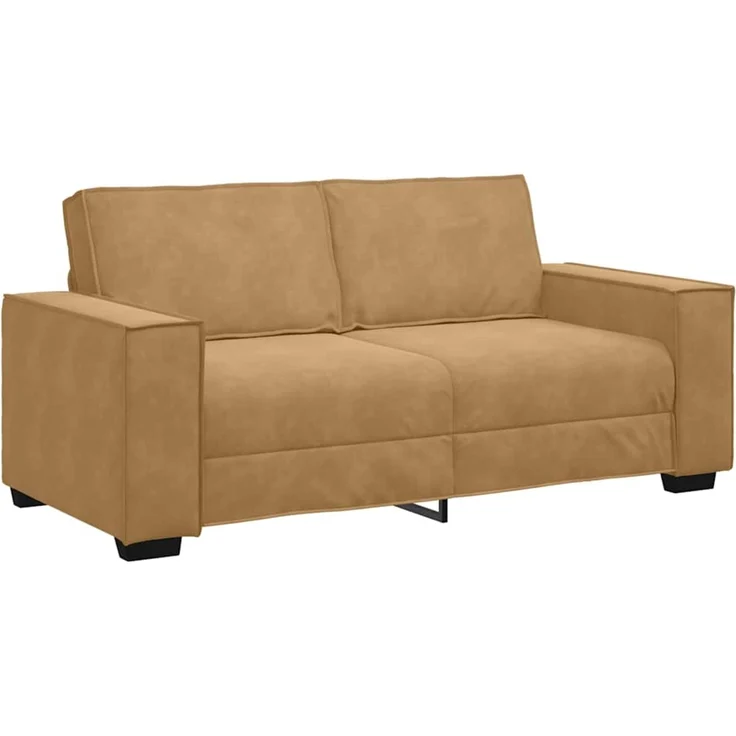 vidaXL 2-Sitzer-Sofa Braun 180x78x84 cm Samt 4105027 – Bild 1