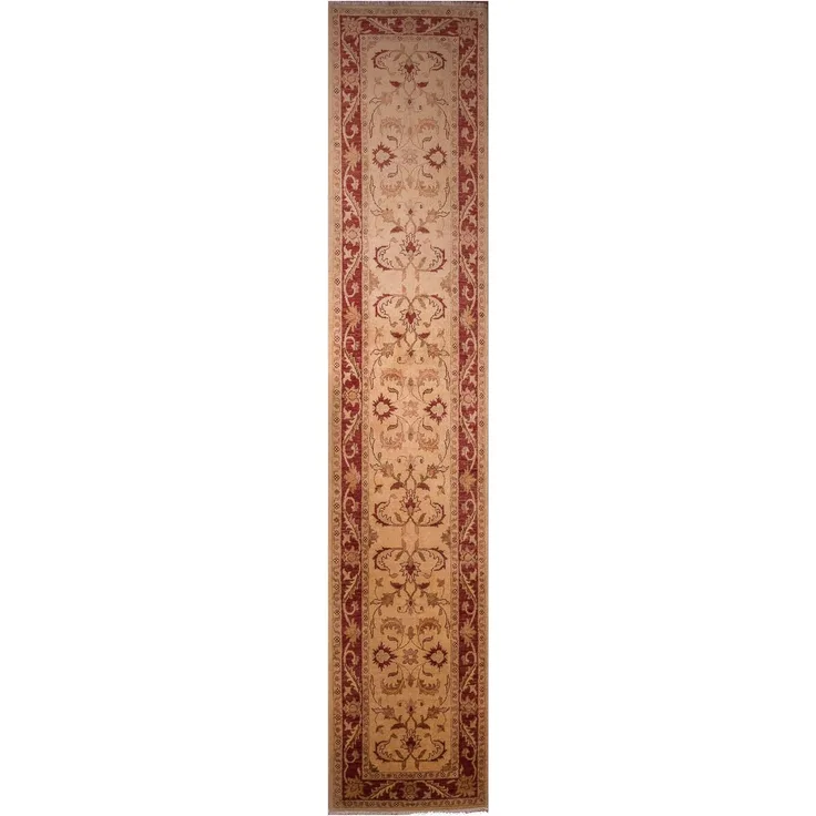 Morgenland Läufer Ziegler - 378 x 76 cm - beige