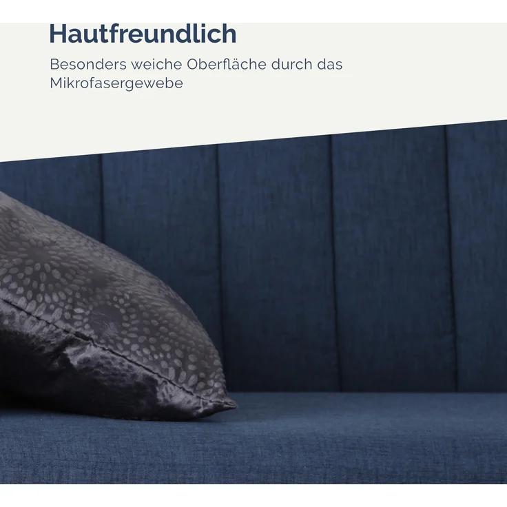 Dekokissen 50x50 mit verd. Reißverschluss, ( Anthrazit ) Kissenbezug inkl. Füllkissen "Punkte", Dekorative Kissenbezüge, weicher Bezug für Kissen – Bild 5
