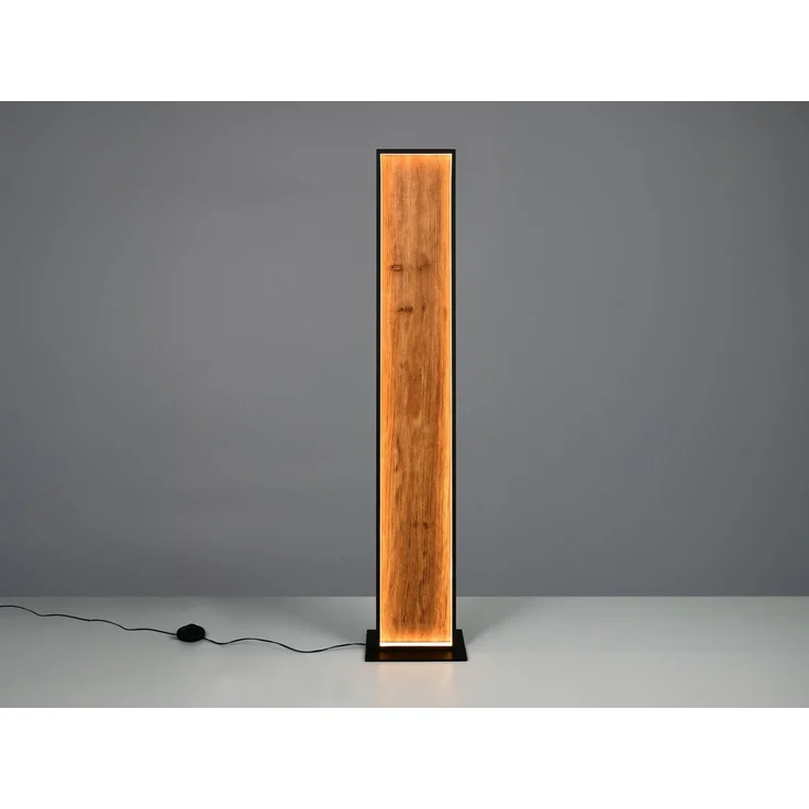 LED Stehleuchte KALEA klein aus Naturholz dimmbar, Höhe 120cm – Bild 5
