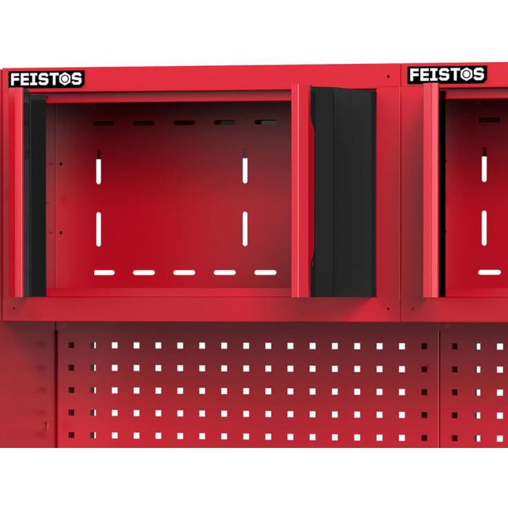 Feistos Werkstatteinrichtung "Juno 22", schwarz/rot, 198 x 46 x 198 cm (B x T x H),1 Hochschrank – Bild 5