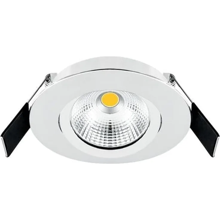 EVN LED Deckeneinbauleuchte Rund schwenkbar, 6W, 683lm, 3000K, weiß (ESW44N60102)