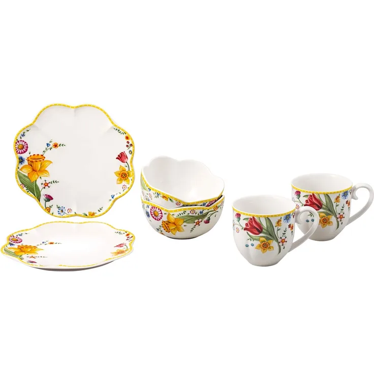 Villeroy & Boch Spring Awakening Frühstücks-Set 6-teilig