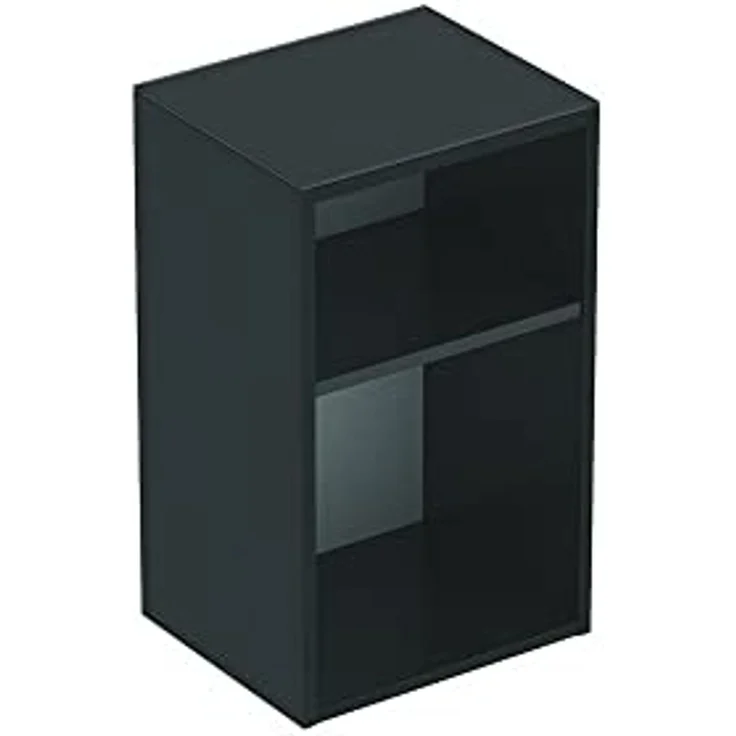 GEBERIT SMYLE SQUARE Badregal 36 cm breit, Anthrazit, 2 Fächer – Bild 1