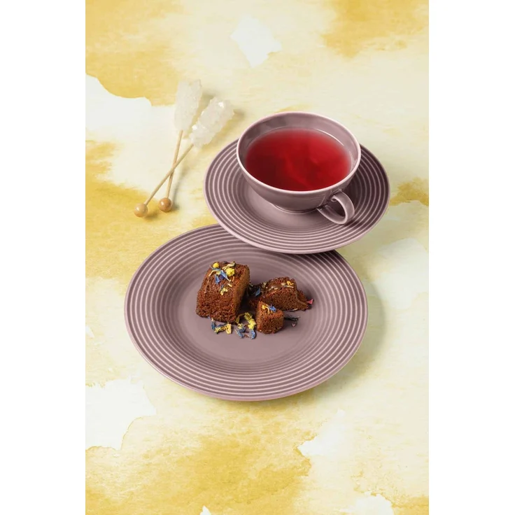 Seltmann Weiden Beat Color Glaze Teeservice 18-teilig - Altrosa – Bild 2