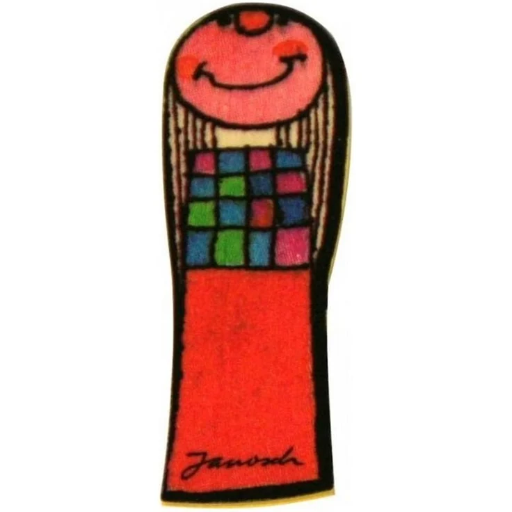 JANOSCH Deko-Buchstaben aus Holz für Kinderzimmertür, zum Ankleben – Bild 1