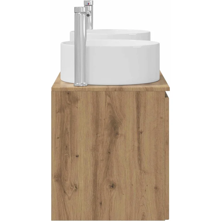 vidaXL Badezimmerschrank-Set 3 stk. Artisan-Eiche 129 x 44,5 x 80 cm 3405746 – Bild 7