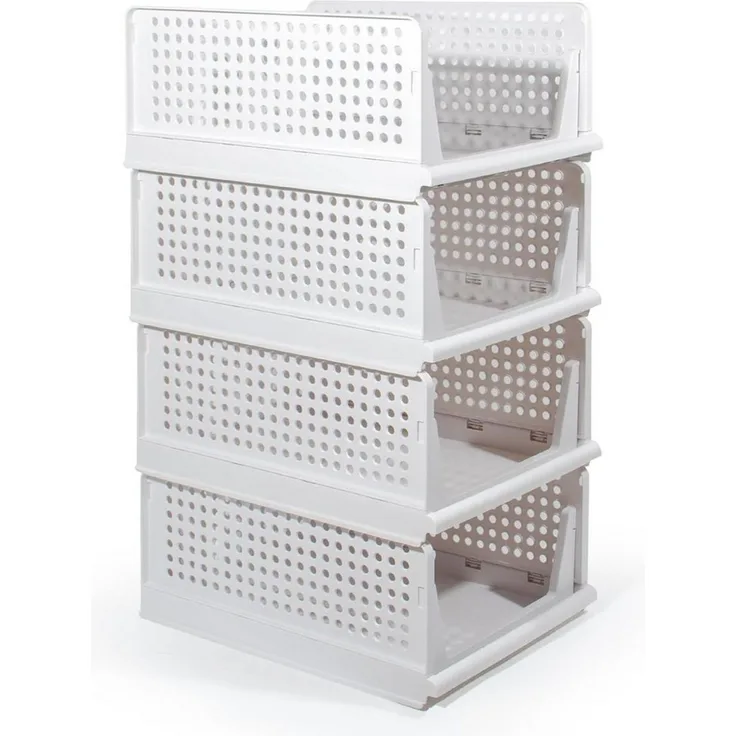 Zedelmaier Organizer Schrank-Organizer Kleiderschrank Schublade faltbare Aufbewahrungsbox (Set, 4 St)