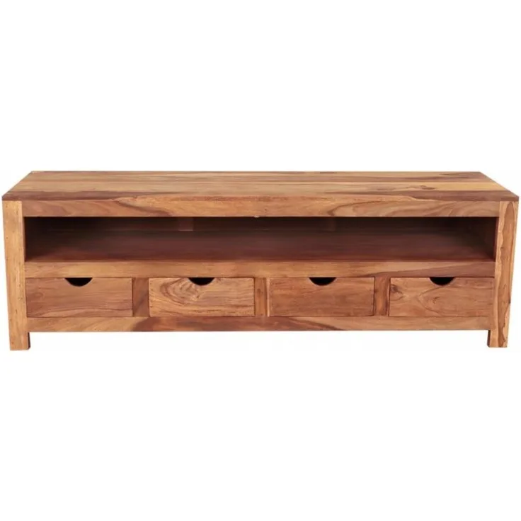 Fernsehtisch Amba 160x50x45 aus indischem Sheesham-Massivholz